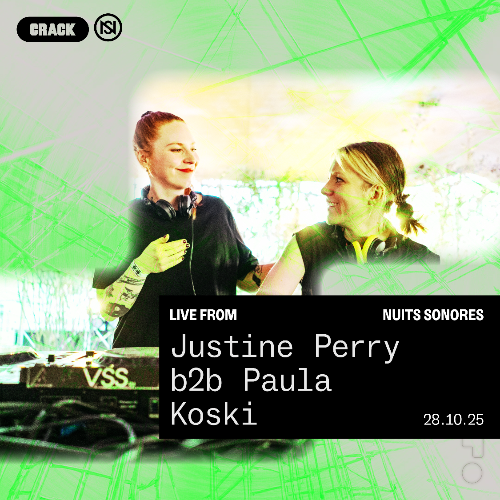 File:2025-10-28 - Justine Perry b2b Paula Koski - Crack Magazine.png