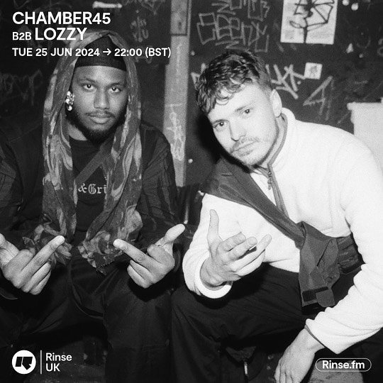 File:2024-06-25 - Chamber45 b2b Lozzy - Rinse FM.jpg