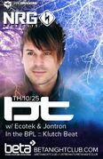 2012-10-25 - BT @ Beta Nightclub, Denver