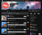 Profile page with hiding and filter options on top, highlighted titles for favorited players and an remove icon for each player [19]