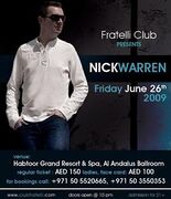 2009-06-26 - Nick Warren @ Fratelli, Dubai