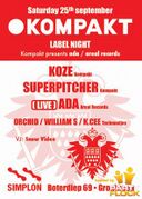 2004-09-25 - Superpitcher, Ada (Live PA), DJ Koze @ Kompak …