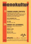 1999-04-17 - Thomas Krome @ Monokultur, Markthalle, Bern, …
