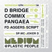 2008-11-12 - Commix @ Medium, Plastic People, London