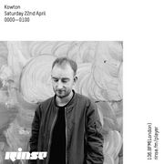 2017-04-22 - Kowton - Rinse FM