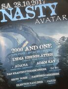 2017-10-28 - 2000 and One @ Nasty Avatar, Z-Bau, Nuremberg