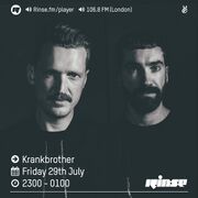 2016-07-29 - Krankbrother - Rinse FM