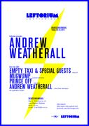 2015-10-09 - Andrew Weatherall @ Leftorium, Beursschouwbur …