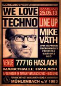 2013-05-25 - Mike Väth @ We Love Techno, Markthalle, Hasla …