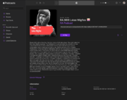 Episode page