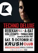 2013-10-05 - Rebekah @ Techno Deluxe, Krush Club, Ostend, …