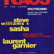1992-10-26 - Laurent Garnier @ Kaos, Polytechnic, Leeds