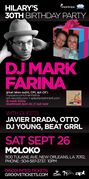 2009-09-26 - Mark Farina @ Moloko Lounge, New Orleans