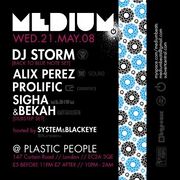2008-05-21 - Alix Perez, MC Blackeye & MC System @ Medium, …