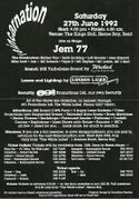 1992-06-27 - Micky Finn, Alex Hazzard @ Reincarnation, Kin …