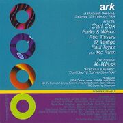 1994-02-12 - Carl Cox @ Ark, Leeds University, Leeds
