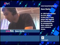 Dave Clarke live in the Clubnight studio 2004 …