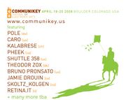 2008-04-20 - Bruno Pronsato @ Communikey Festival, Colorado