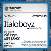 2009-11-21 - Italoboyz @ Fingerprint, Spektrum, Manchester