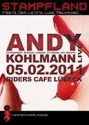 2011-02-05 - Andy Kohlmann @ Stampfland, Rider's Café, Lübeck