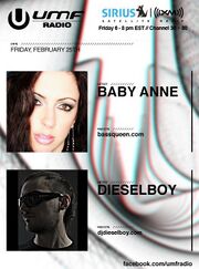 Thumbnail for File:2011-02-25 - Dieselboy, Baby Anne - UMF Radio 094.jpg