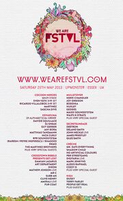 Thumbnail for File:2013-05 - We Are FSTVL -1.jpg