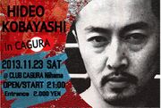 2013-11-23 - Hideo Kobayashi @ Cagura, Niihama, Ehime, Japan