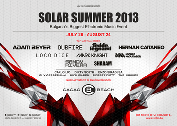 2013 - Solar Summer 2013, Cacao Beach.png