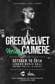 Thumbnail for File:2014-10-10 - Green Velvet Vs. Cajmere @ London Music Hall, Ontario, Canada.jpg
