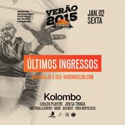 2015-01-02 - Kolombo @ Warung Beach, Brazil