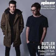 2015-02-27 - Butler & Bontan - Be True, Rinse FM