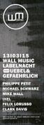 2015-03-13 - Michael Schwarz @ Wall Music Labelnight, Uebe …