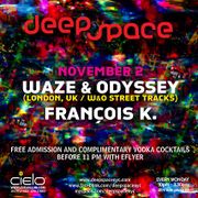 2015-11-14 - Waze & Odyssey (Deep Space) - Rinse FM