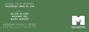 2016-03-24 - Ellen Allien @ Members, Kosmonaut, Berlin