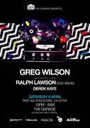 2016-04-09 - Greg Wilson @ The Garage, Liverpool