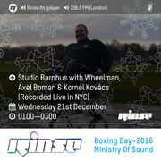 2016-12-21 - Axel Boman & Kornél Kovács (NYC), Wheelman - …