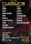 2019-03-08 - Sherelle, MC Blackeye @ Rupture, Corsica Stud …