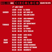 2019-07-01 - Hot Since 82 @ Circoloco, DC10, Ibiza