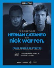 Thumbnail for File:2019-10-12 - Hernan Cattaneo &amp; Nick Warren @ Forja Centro De Eventos.jpg
