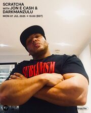 Thumbnail for File:2025-07-07 - Scratcha, Jon E Cash, DarkmanZulu - Rinse FM -2.jpg
