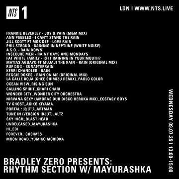 2025-07-09 - Bradley Zero, Mayurashka - Rhythm Section, NTS Radio -2.jpg
