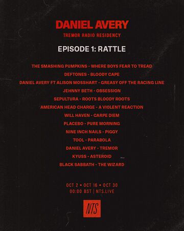 2025-10-02 - Daniel Avery - Tremor, NTS Radio (Rattle).jpg