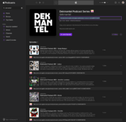 Podcast page