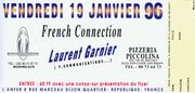 1996-01-19 - Laurent Garnier @ French Connection, l'An-Fer …