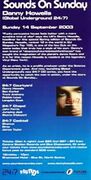 2003-09-14 - Danny Howells @ Global Underground 24/7 Tour, …